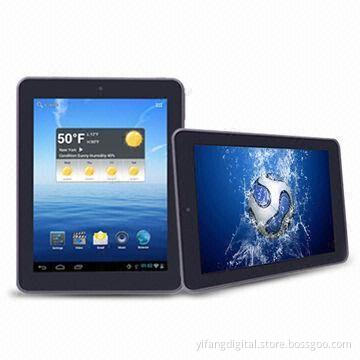 8-inch Tablet PCs with Android 4.1 OS, ALM8726-MX Dual Core/2.0MP Front Camera/Bluetooth, HDMI®
